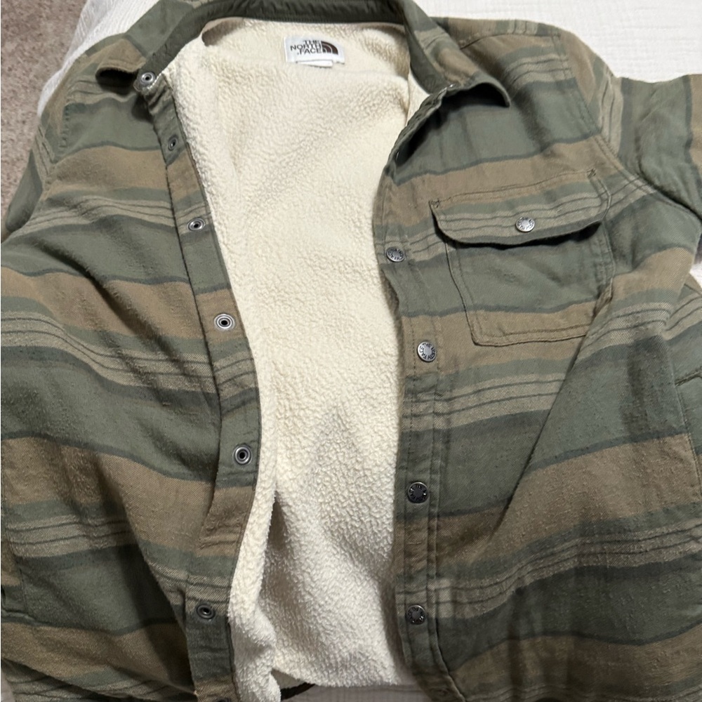 The North Face Military Field Jacket Green and Tan